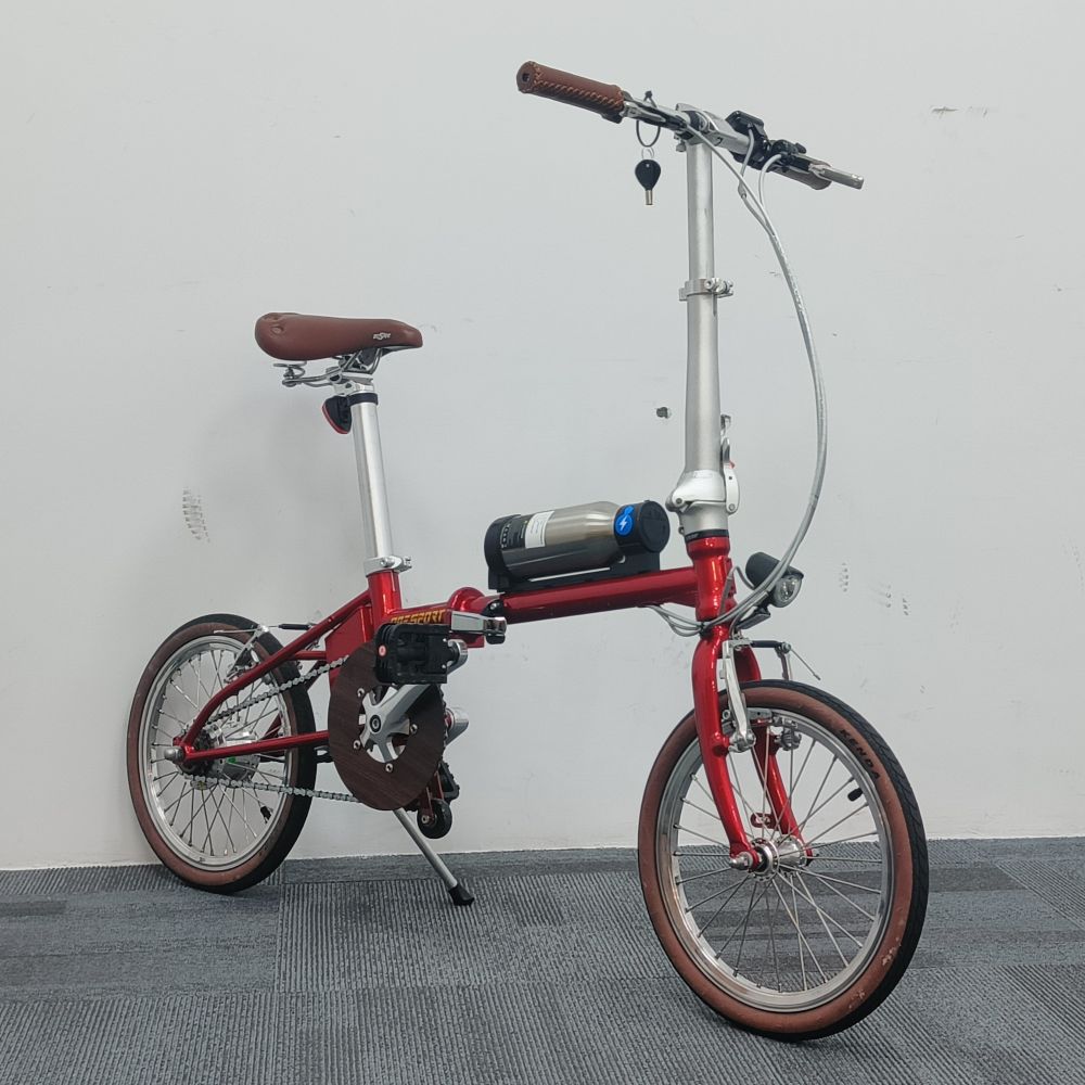 Foldable electric bicycle Onesport OT02, 250W motor, 36V 5.2Ah battery, top speed 25km/h, cruising range 25km, 16*1.35inch tires