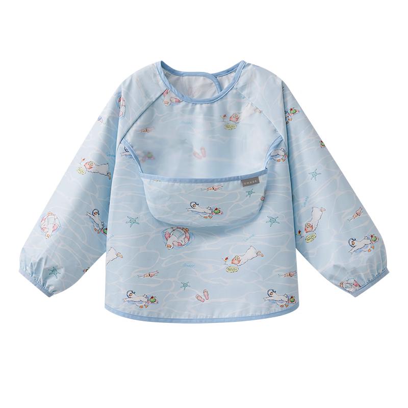 EMXEE Baby Waterproof Bib Coverall 90