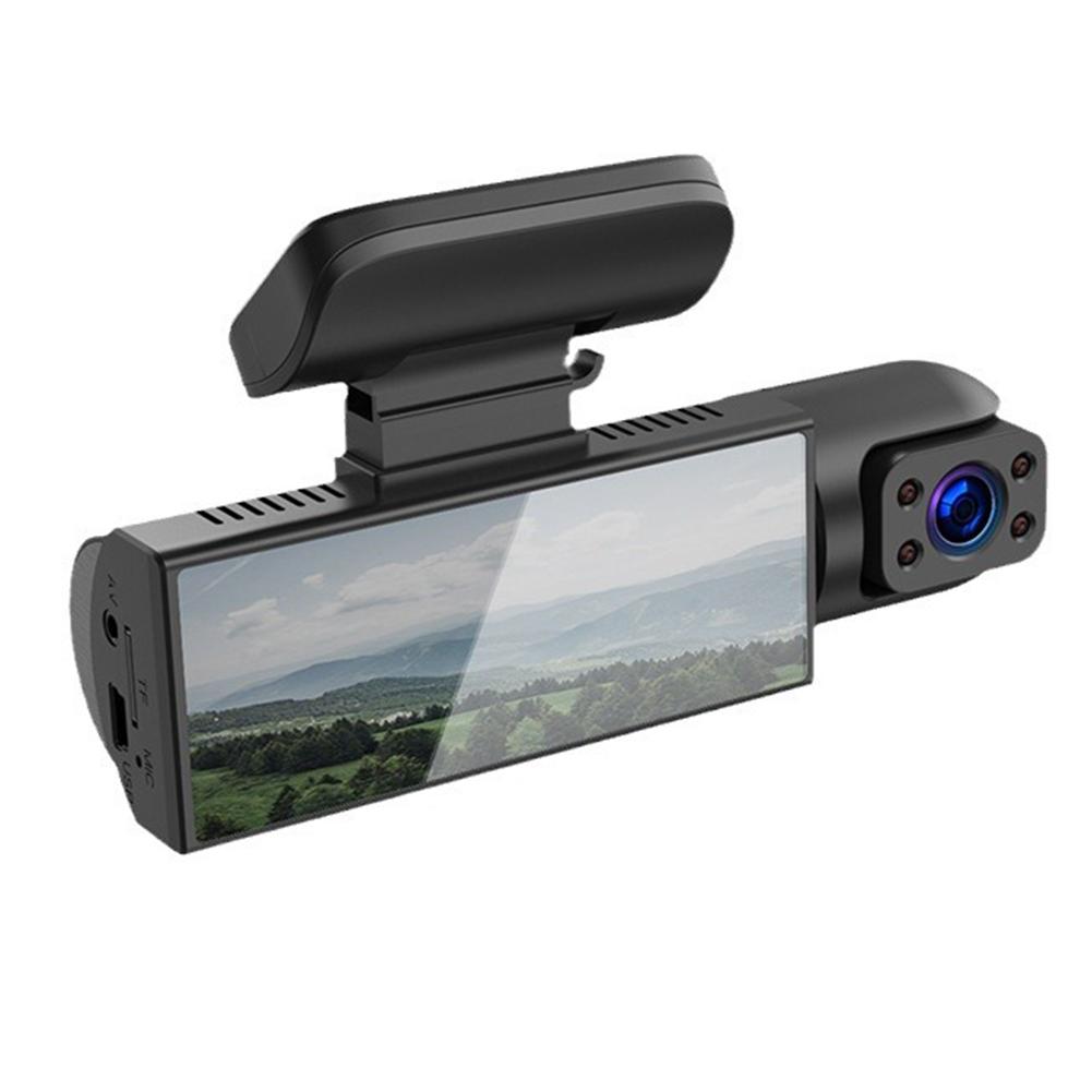 IPS Touch Screen Car Dash Cam Driving Recorder Dual Lens Camera