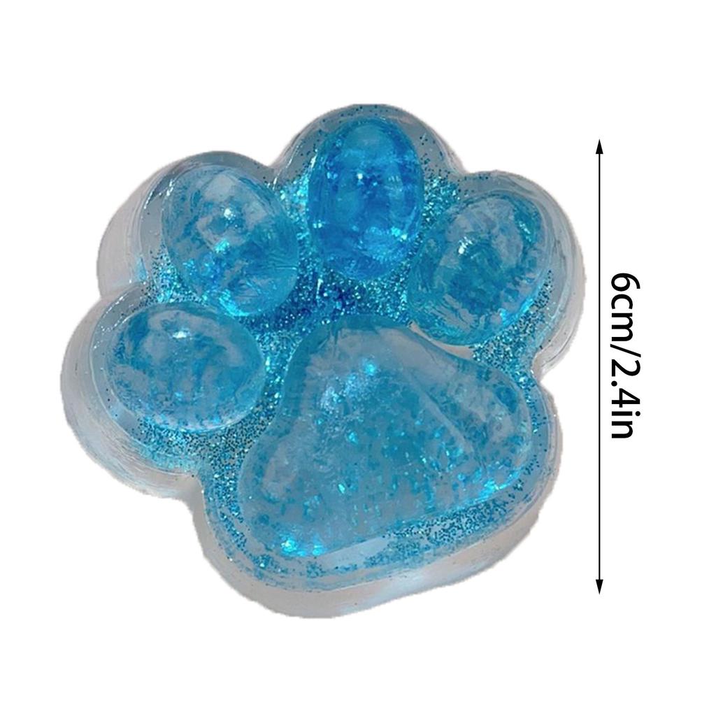 Ice Transparent Glitter Pinch Fun Transparent Decompression Toy Vent Creative High Value Simulation Novel Toy Gift