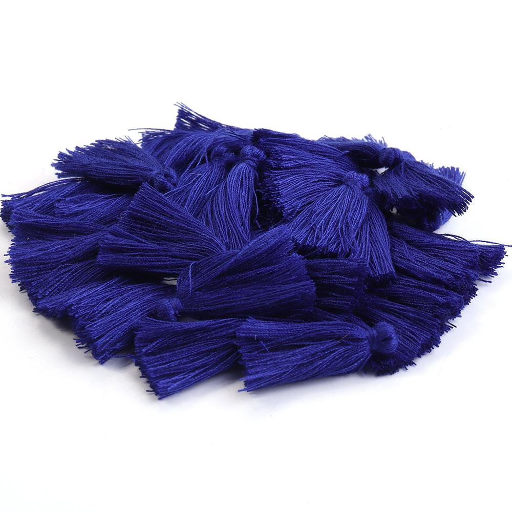 50pcs/lot 30mm Mini Cotton Tassels Colorful Tassel Charms For Jewelry Making DIY Earring Keychain Crafts Decoration Accessories