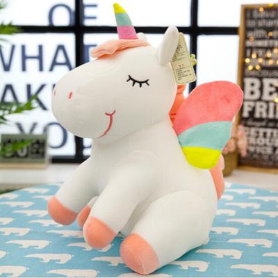 25CM Neue Weiche Nette Regenbogen Stil Einhorn Spielzeug Plüsch Spielzeug Tiere Pferd Kinder Spielzeug Baby Puppen