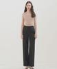 Ssikeoseun Wool Blend Straight Pants_Black