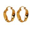 Minimalist Twisted Geometric Ear Cuffs: European & American Trendy Metal Style Earrings