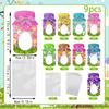 Easter Cards For Kids Bunny Greeting Cards 18 Pieces Candy Cards With Sealing Treat Bag Spring Mason Jar Party Favors Spring