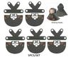 MOC Officer Cape Byggklossar Kit Medeltida Lejonriddare Figurer Tillbehör Sjal Imitation Päls Kläde Klossar Leksaker Pojkar Gåva