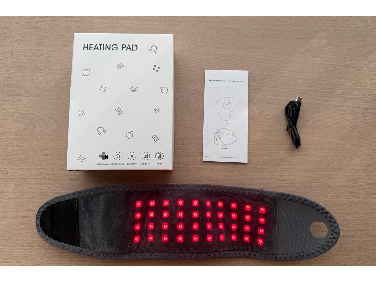 Red Light Wrist & Ankle Massager with Electric Heating and Vibration Therapy