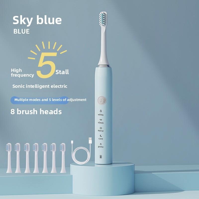 Electric Toothbrush Adult Sonic Scrubber Wireless Charging Scrubber Gifts Electric Toothbrush