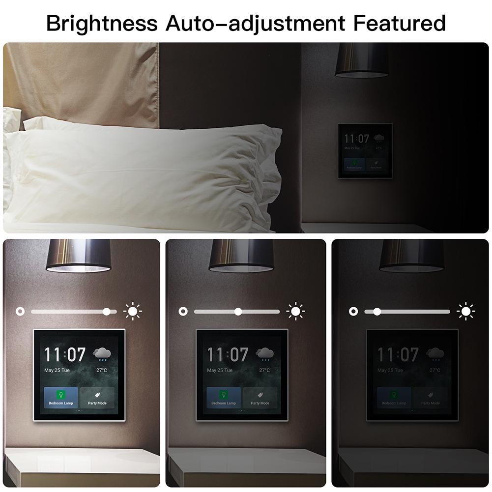 Tuya 4-inch Smart Home Touchscreen Hub with Built-in Alexa and Scene Control