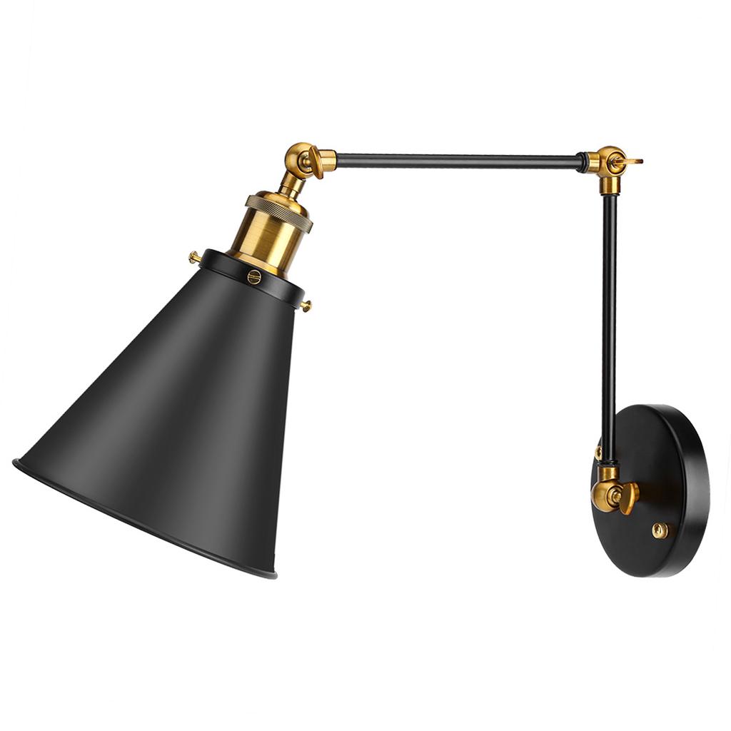 Adjustable Vintage Industrial Loft Swing Arm Ambient Lighting Warehouse Wall Decor