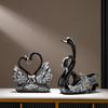 Creative Luxury High-end Red Wine Rack Black Swan Decoration, Wine Cabinet Decoration Red Wine Bottle Rack Decoration
