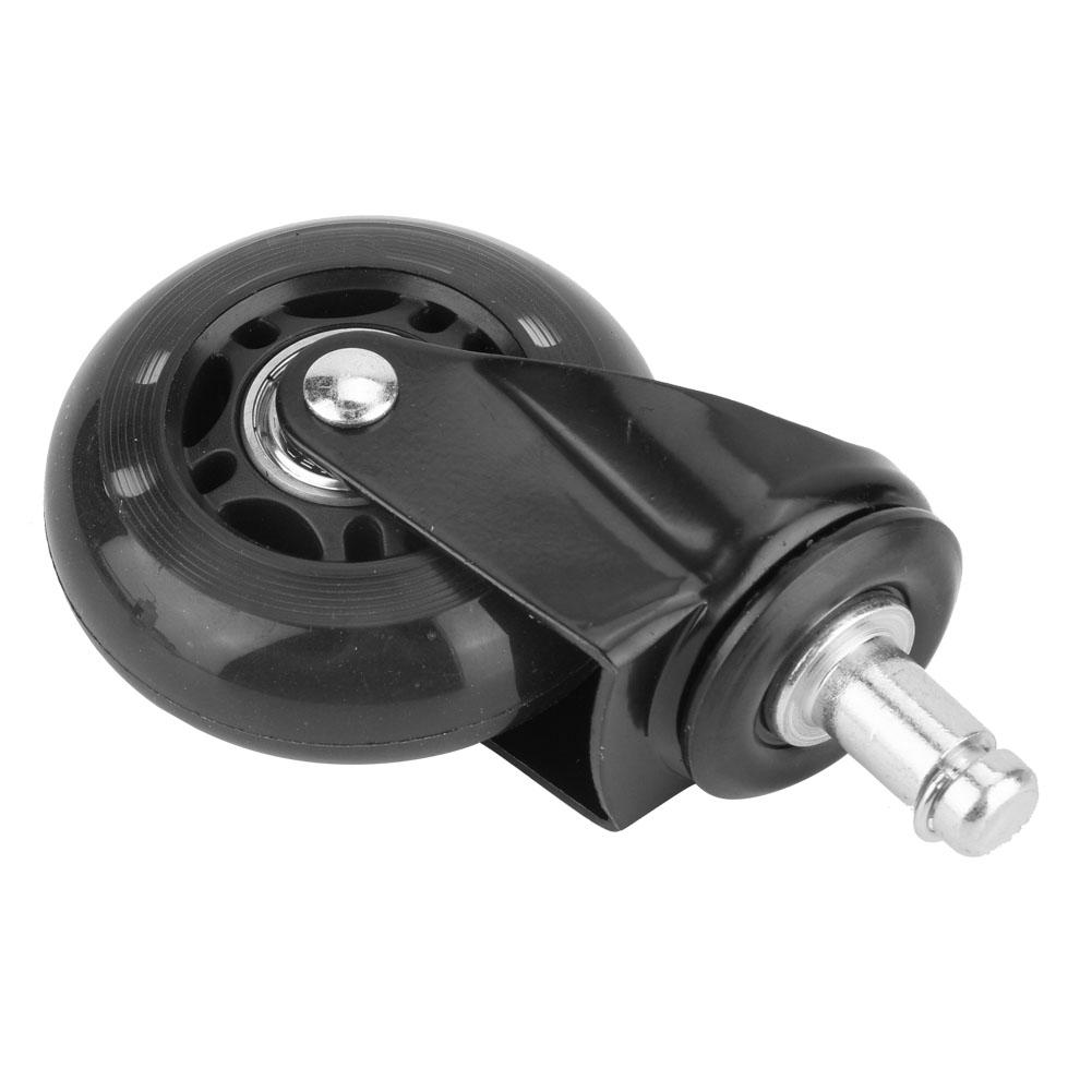 5pcs 2.5inches Office Chair Caster Wheels Roller Rollerblade Style Castor Wheel Replacement