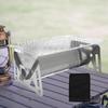 Folding Stainless Steel BBQ Camp Grill for Outdoor Picnic Professional with Carry Bag Portable