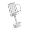 Covered Rinse Cup Multifunctional Toothbrush Holder with Cup Cover Handle for Home Travel