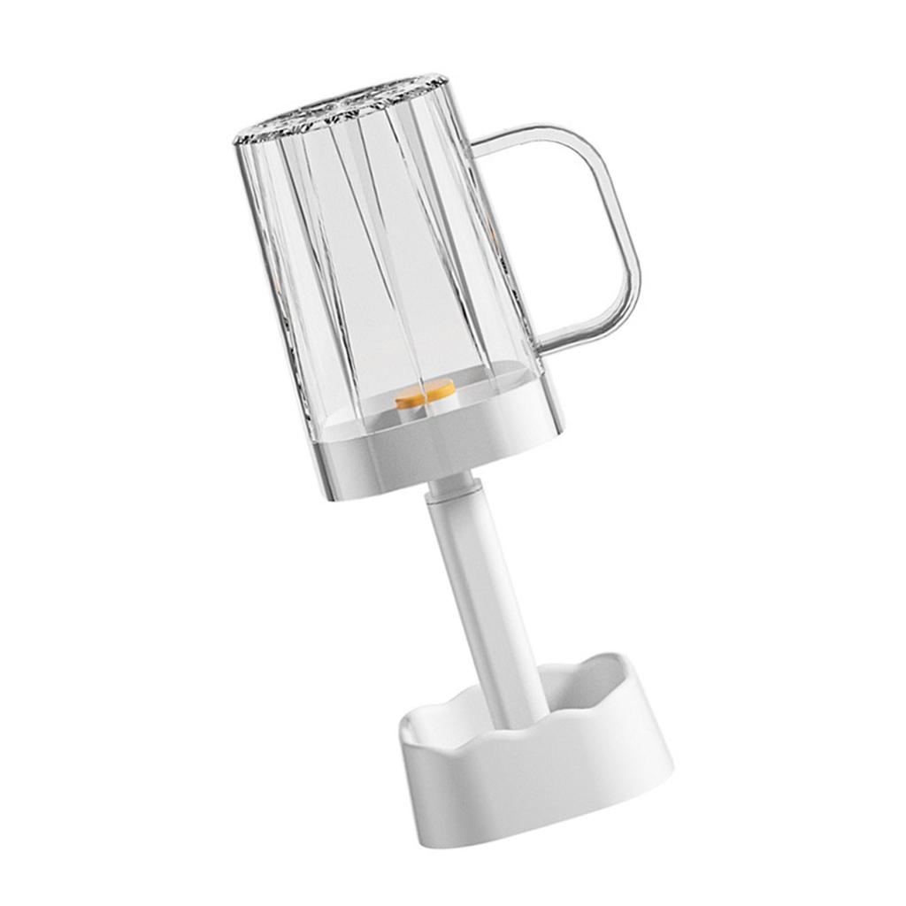 Covered Rinse Cup Multifunctional Toothbrush Holder with Cup Cover Handle for Home Travel