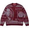 Supreme Money Sweater Burgundy