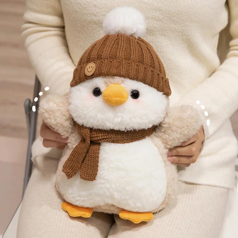Entzückendes Pinguin-Plüschtier Weiches Stofftier Niedliches Kissen zum Umarmen Babypuppe Geschenk für Kinder Geburtstag Weihnachten Kinderzimmerdekoration