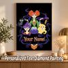 Hocus Pocus Sanderson Sisters Custom Name Text 5D Diamond Painting Kit DIY Full Drill Diamond Art Decoration