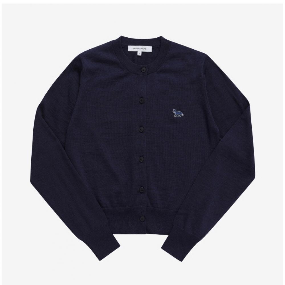 MaiSon KitSune Mw00507kt1036 P492 Baby Fox Patch Women S Cardigan