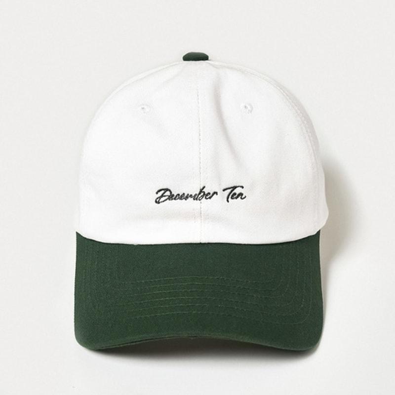 December Ten Basic Cap (Green/White)