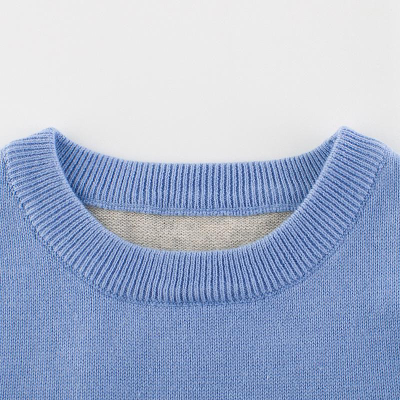 Autumn Winter Children's Clothes Cute Cartoon Dinosaur Boy's Long Sleeve  Sweater