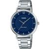 Casio Analog Quartz Women's Watch LTP-VT04D-2A Navy Blue Metal Band Imported Model