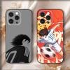 Custodia per Telefono Anime C-Captain T-Tsubasa Per iPhone 17,16,15,14,13,12,11,Pro,Max,Plus,Air,X,XS,XR,SE,8,7,Mini,Morbida Nera Funda