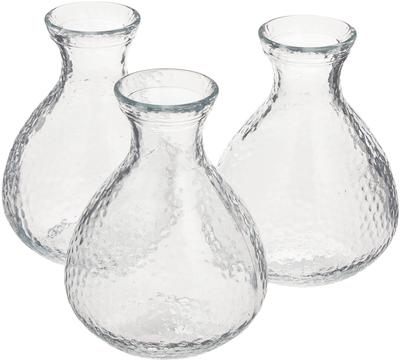 Edo Glass Kamakura Sake Bottle Set of 3 Heat-resistant (KK-6138/3)