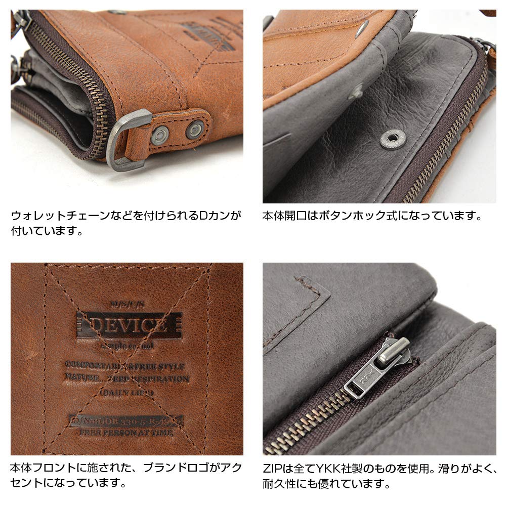Geldbörse Bifold Echtes Leder DPL60058 Khaki [Gerät]