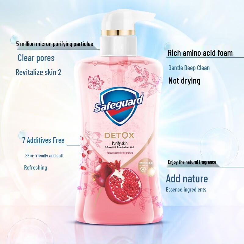Safeguard Red Pomegranate Rejuvenating Shower Gel