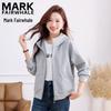 Women's Casual Hooded Zipper Sweatshirt