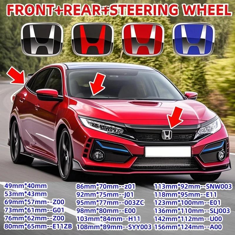 Pro logo na mřížku auta Honda Zadní samolepka na kufr Příslušenství PASUJE 2014 Legend Accord Civic 8. 9. 9.5. 10. HRV CRV Freed Pilot NSX