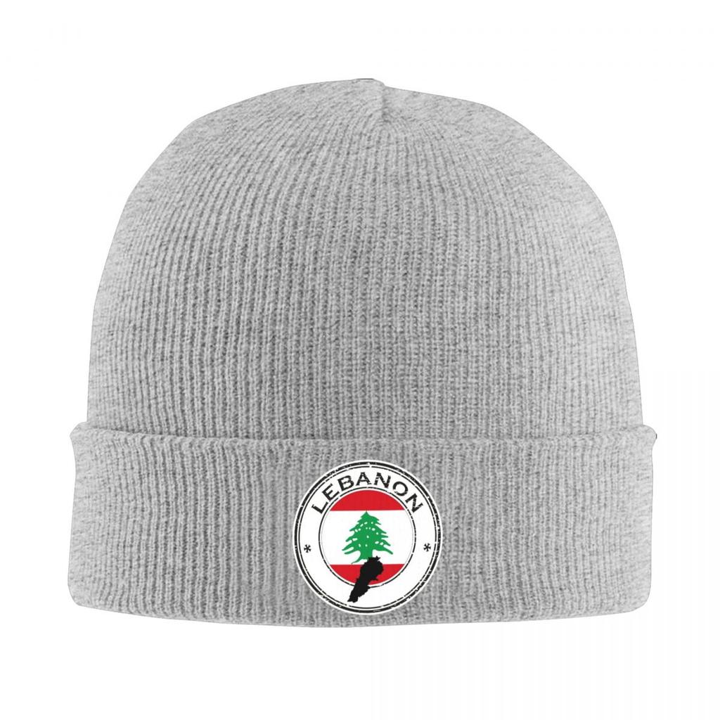 Lebanon Lebanese Flag Warm Knitted Cap Fashion Bonnet Hat Autumn Winter Outdoor Beanies Hats for Unisex Adult