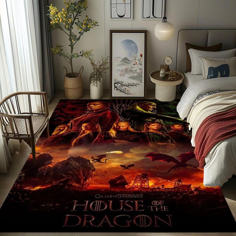 Mountain Rider Sunset Carpet Home Decor Living Room and Bedroom Mats Dormitory Decoration Art Bathroom Mat