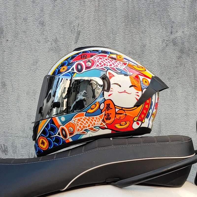 Professional Racing Dual Lens Safety Helmet, Off-road Motorcycle Full Face Protector, Approved by DOT