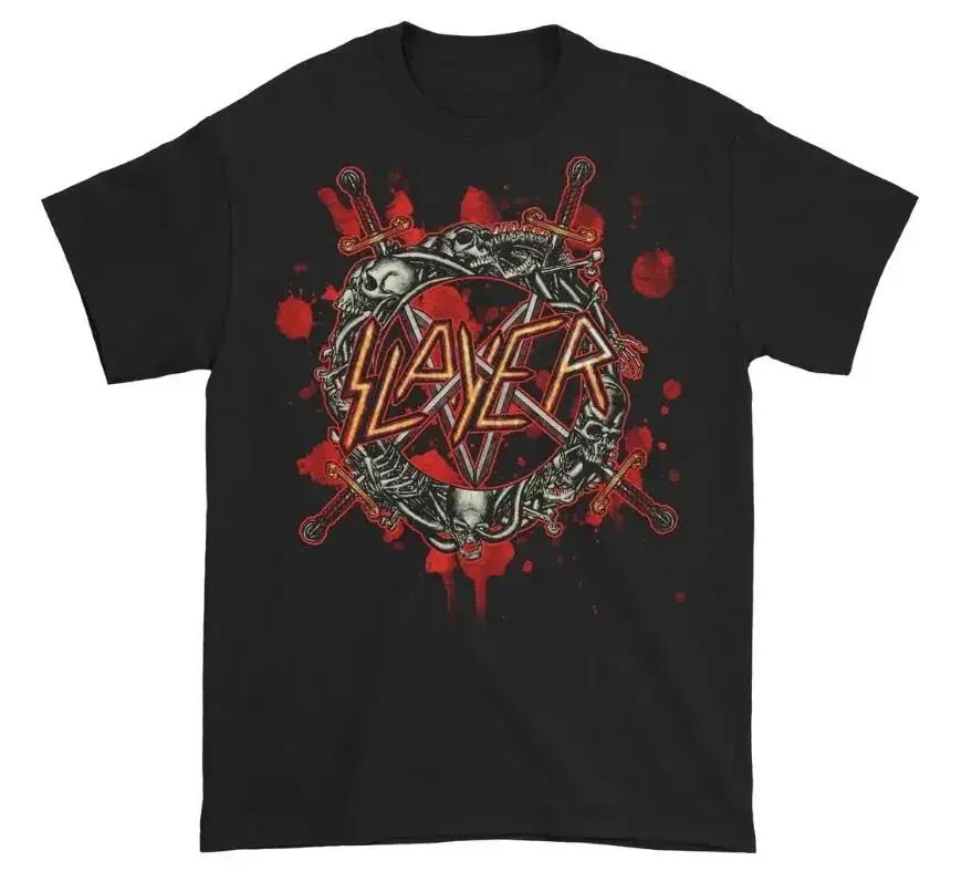 Summer Rock Band Heavy Metal Graphic Printed Vintage Cotton Short Sleeve Harajuku Hip Hop Streetwear Punk EU Size T Shirt
