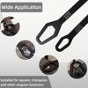 8-22mm 3-17mm Universal Torx Wrench Self-tightening Adjustable Glasses Wrench Board Double-head Torx Spanner Hand Tools for Home