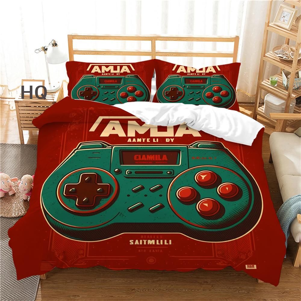Bed Clothes 3D Game Console Printing Teens Single Size Bedding Set Fashion Luxury Boy Home Bedclothes