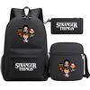 Stranger Things Star Printing Teen Student School Bag Three-Piece Men'S And Women'S Backpack