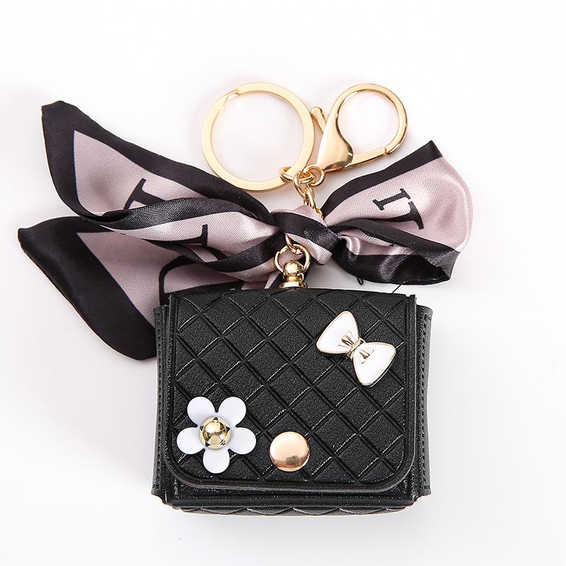 1 PC Cute Key Bag Owl Coin Purse Mini School Bag Car Key Chain Pendant Lady Wallet PU Leather Coin Purses Coin Purse Keychain