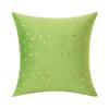 Ins Wind Velvet Pillow Small Four-leaf Clover Gold Pillow Case Sofa Cushion Pillow Office Waist Pillow Case