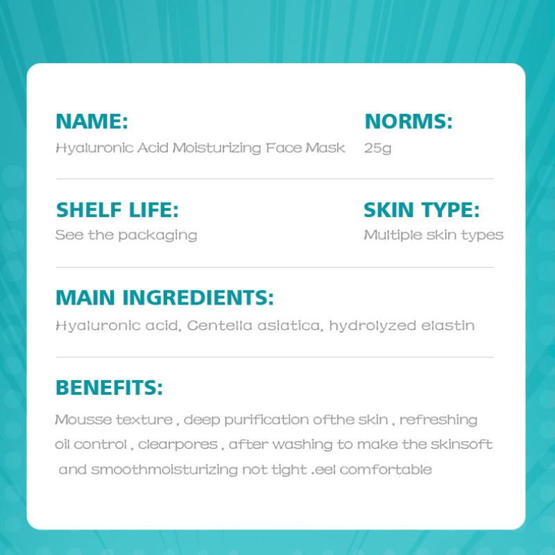 Sadoer Goddess Facial Mask Series Facial Mask Emollient Hydration Moisturising Mask Stickers