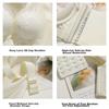 MIIOW Women's Bra, Push-Up for Small Breasts, Sexy Lace Bra, Lift And Prevent Sagging, Wireless, Enhancing Bra, Green, Size 36AB