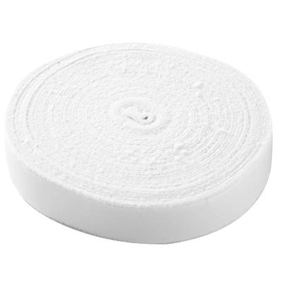 TKY Tennis Tennis Grip Towel Grip for Badminton and Black Grip, Tape, Rackets, Anti-Slip, Sweat-Absorbent, Dirt-Resistant, 10m, (White)