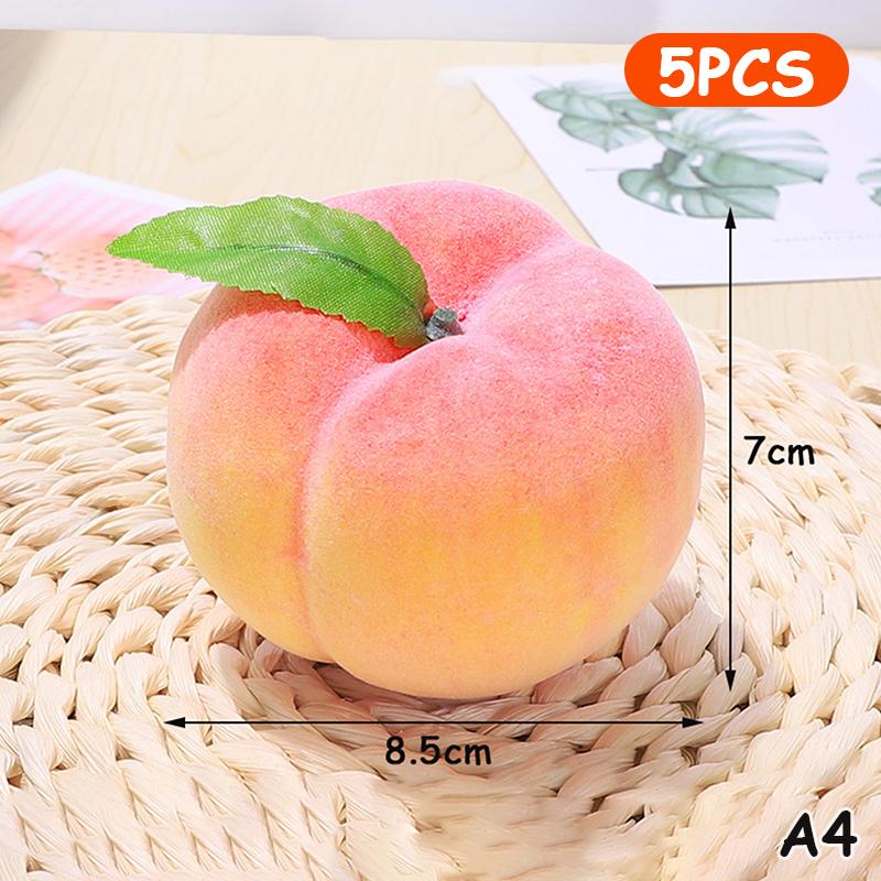 5Pcs Artificial Oranges Simulation Fruits Set Fake Fruit For House Kitchen Festive & Party Decoration, Pography Props