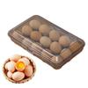 Egg Container For Refrigerator 1015 Grids Stackable Egg Storage Holder With Lid Large Capacity Organizer For Fridge Chicken Egg