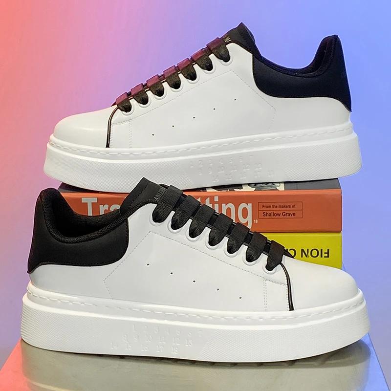 Spring and Autumn New White Shoes Fashionable, Versatile, Lightweight, Comfortable, Men's and Women's Casual Sports Shoes 39-44