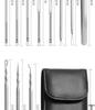 10-Piece Stainless Steel Blackhead and Acne Remover Set