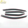 09-11 Camry 3D Stainless Steel Rain Guards & Deflectors with Bright Strip Stickers