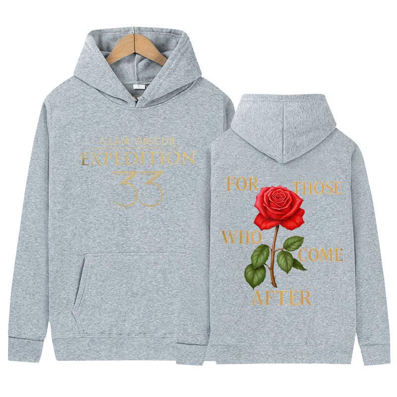 Clair Obscur Expédition 33 Print Graphic Hoody Unisex Casual Oversized Long Sleeve Sweatshirt Fashion High Quality Fleece Hoodie